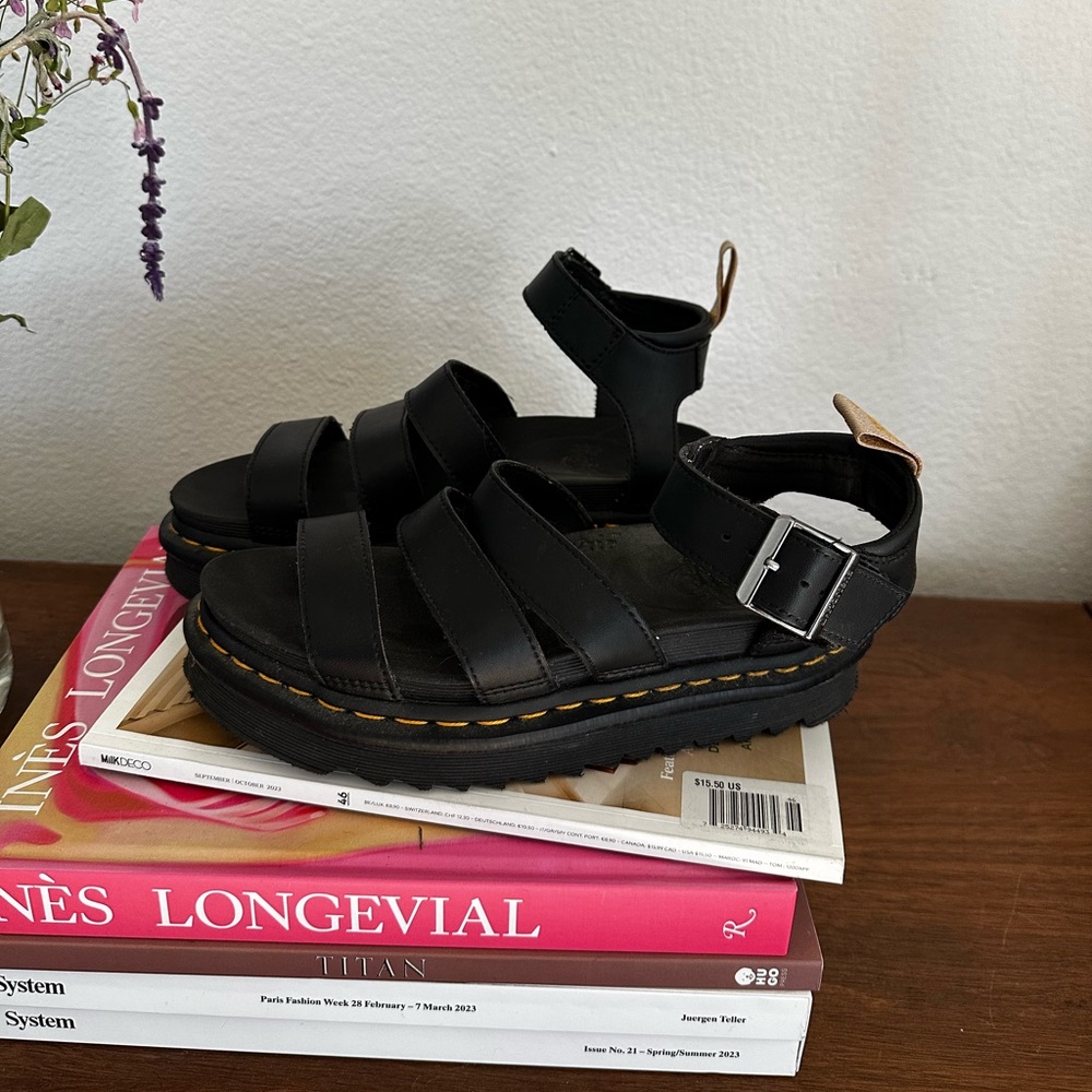 Dr. Martens Blaire Hydro Leather Strap Sandal